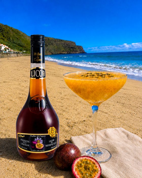 Passion-Fruit Martini no Parque Terra Nostra