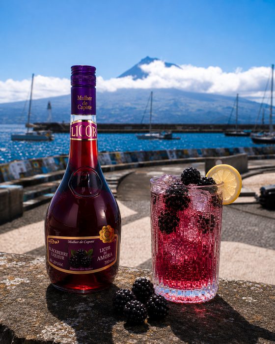 Berry Fizz at Marina da Horta